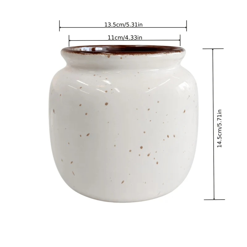 Decorative ceramic flower vase Stornfield