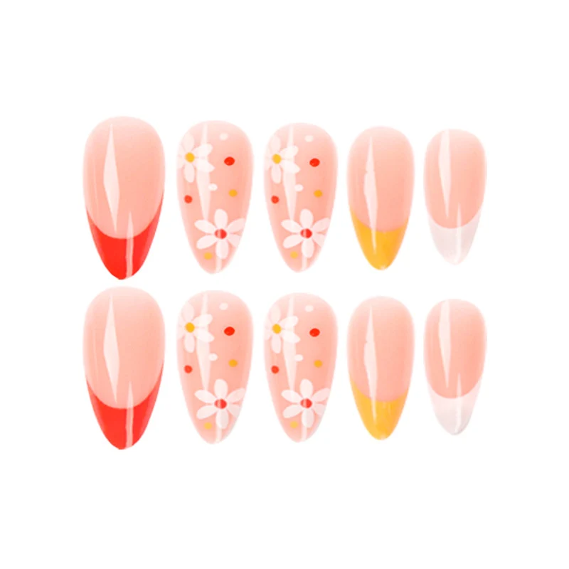 Creative art nails with floral accents Stornfield