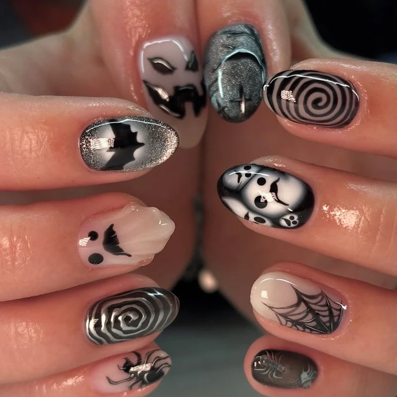 Creative Halloween Nail Art with Unique Designs Stornfield