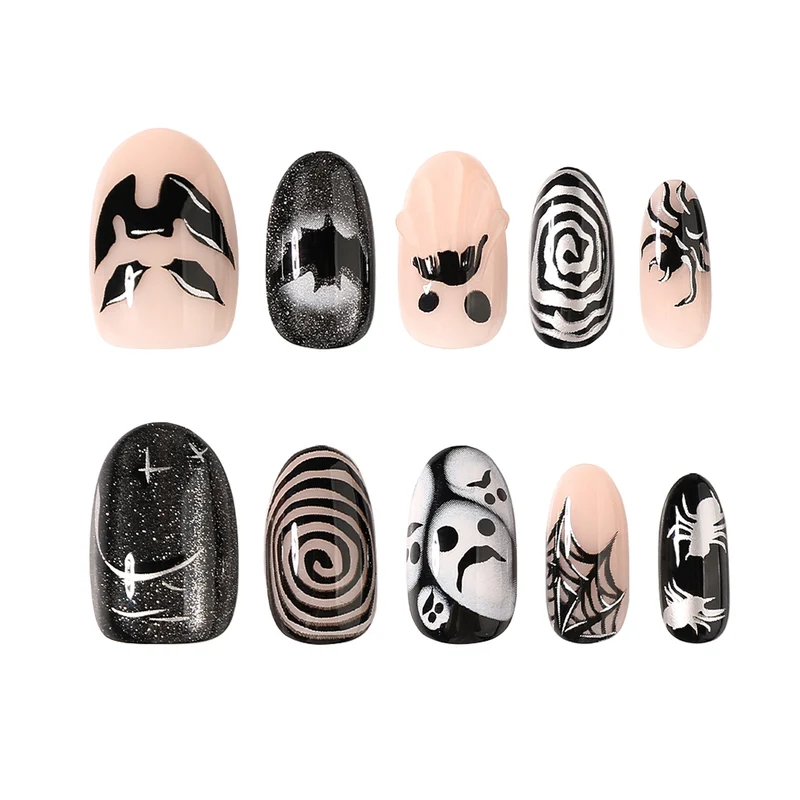 Creative Halloween Nail Art with Unique Designs Stornfield
