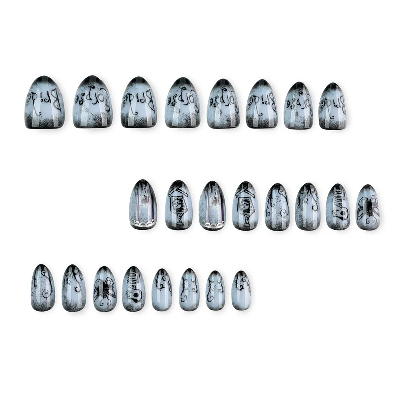 Creative Halloween Nail Art in Gothic Style Stornfield