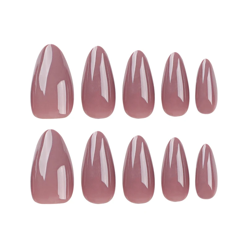 High-quality nail extensions in elegant almond shape Stornfield