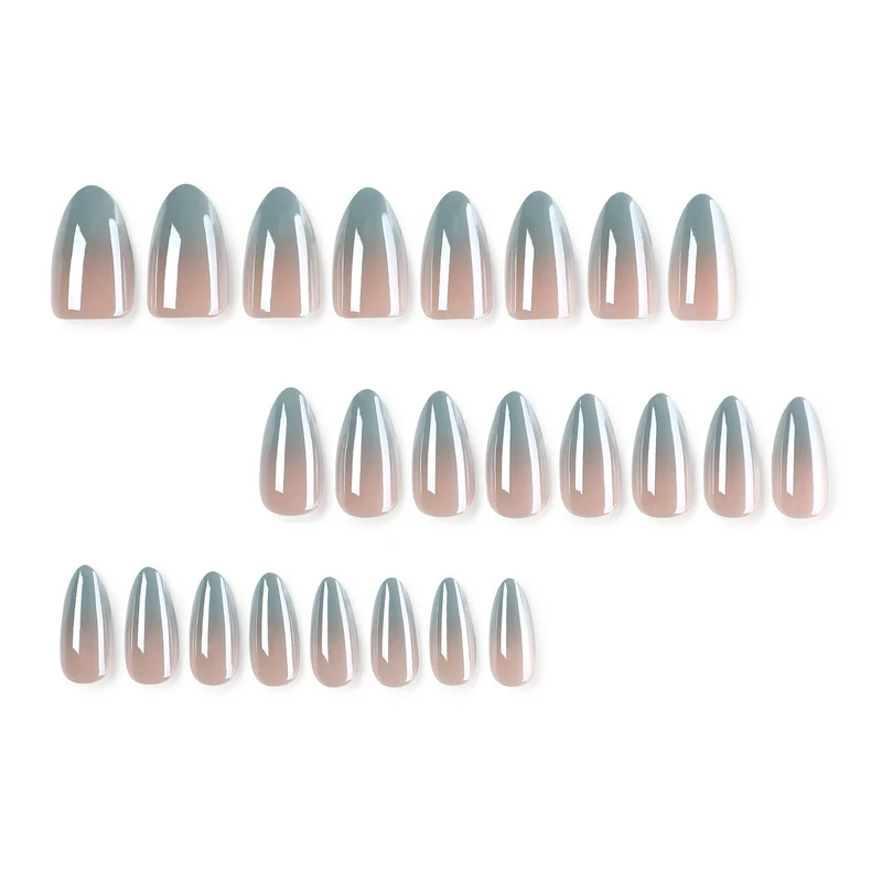 Graphic Stiletto Nails with Elegant Ombre Effect Stornfield