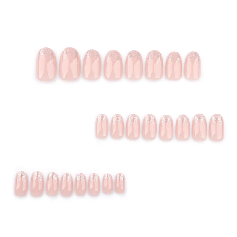 Glittering nail extensions with elegant gradient Stornfield
