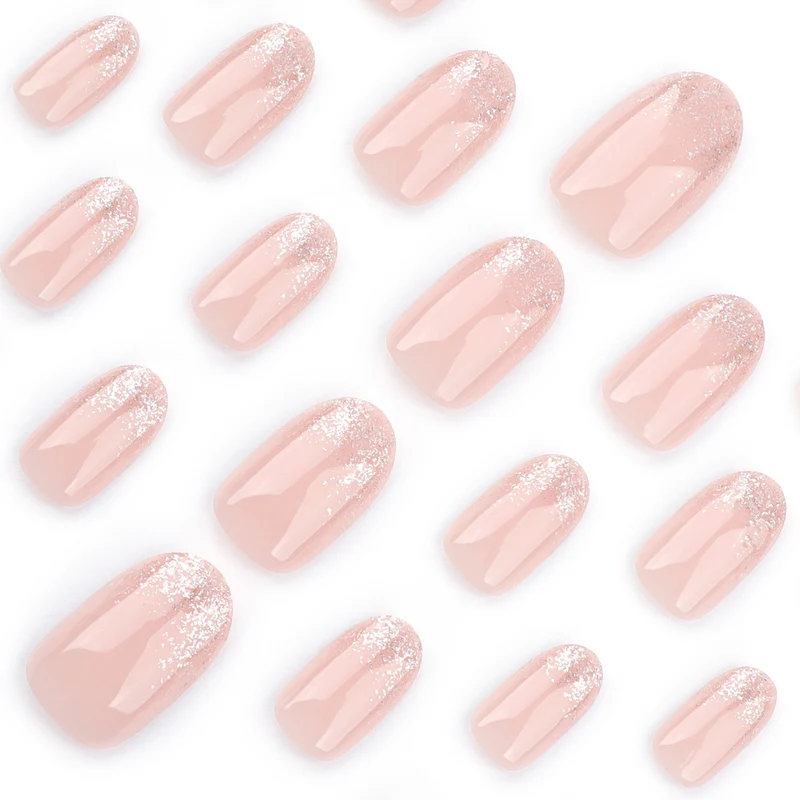 Glittering nail extensions with elegant gradient Stornfield