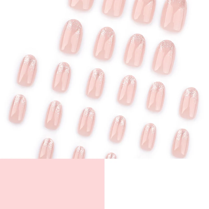 Glittering nail extensions with elegant gradient Stornfield