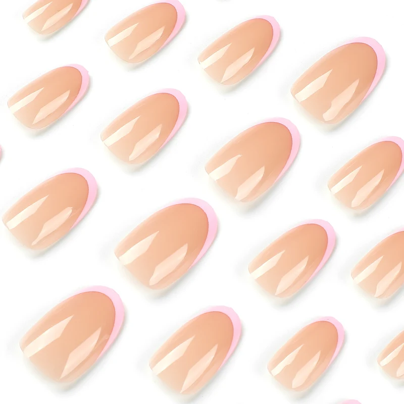 Shiny nail art with elegant French tips Stornfield