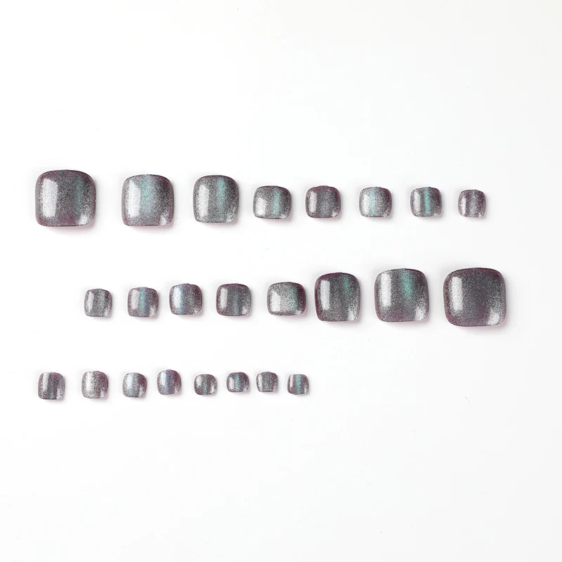 Shiny toenail art Stornfield