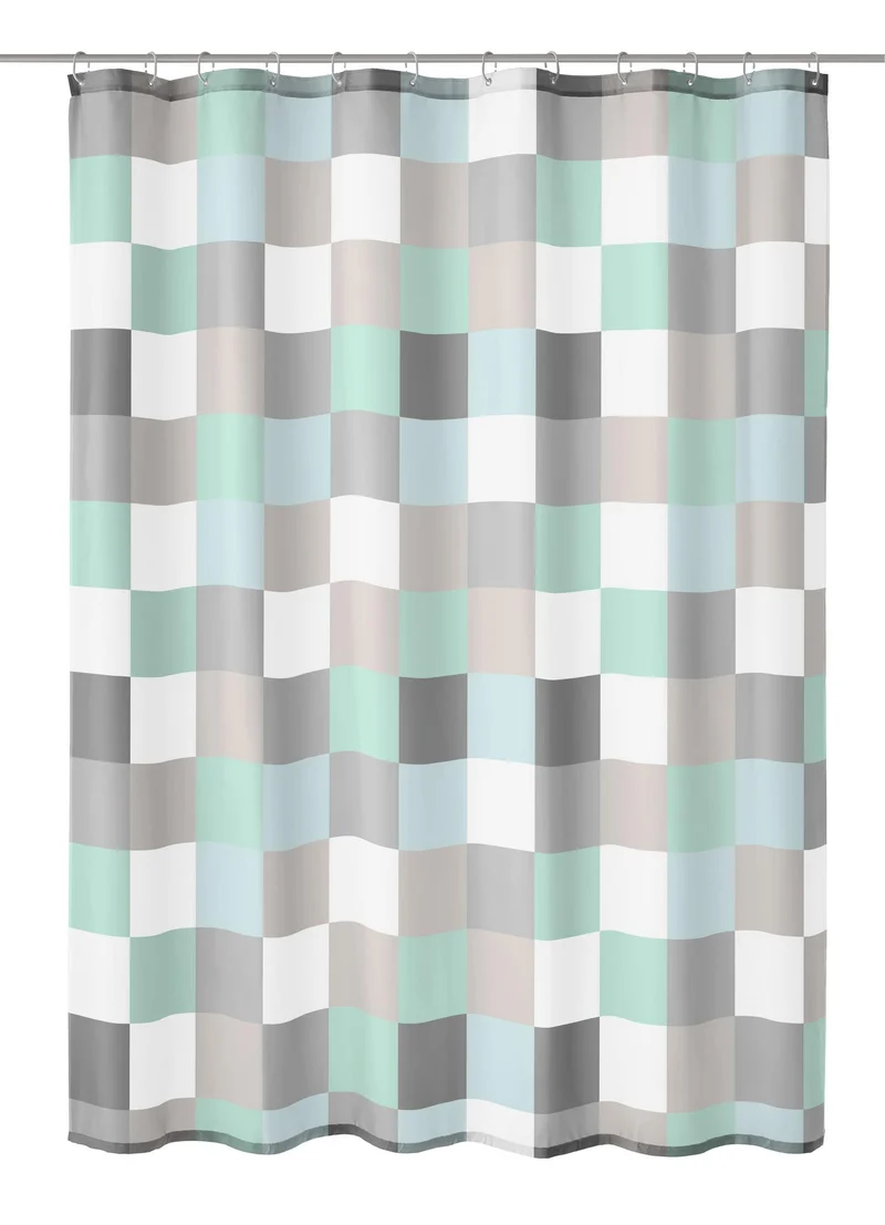 Duschvorhang Textil CHECK Mare 180 x 200 cm
