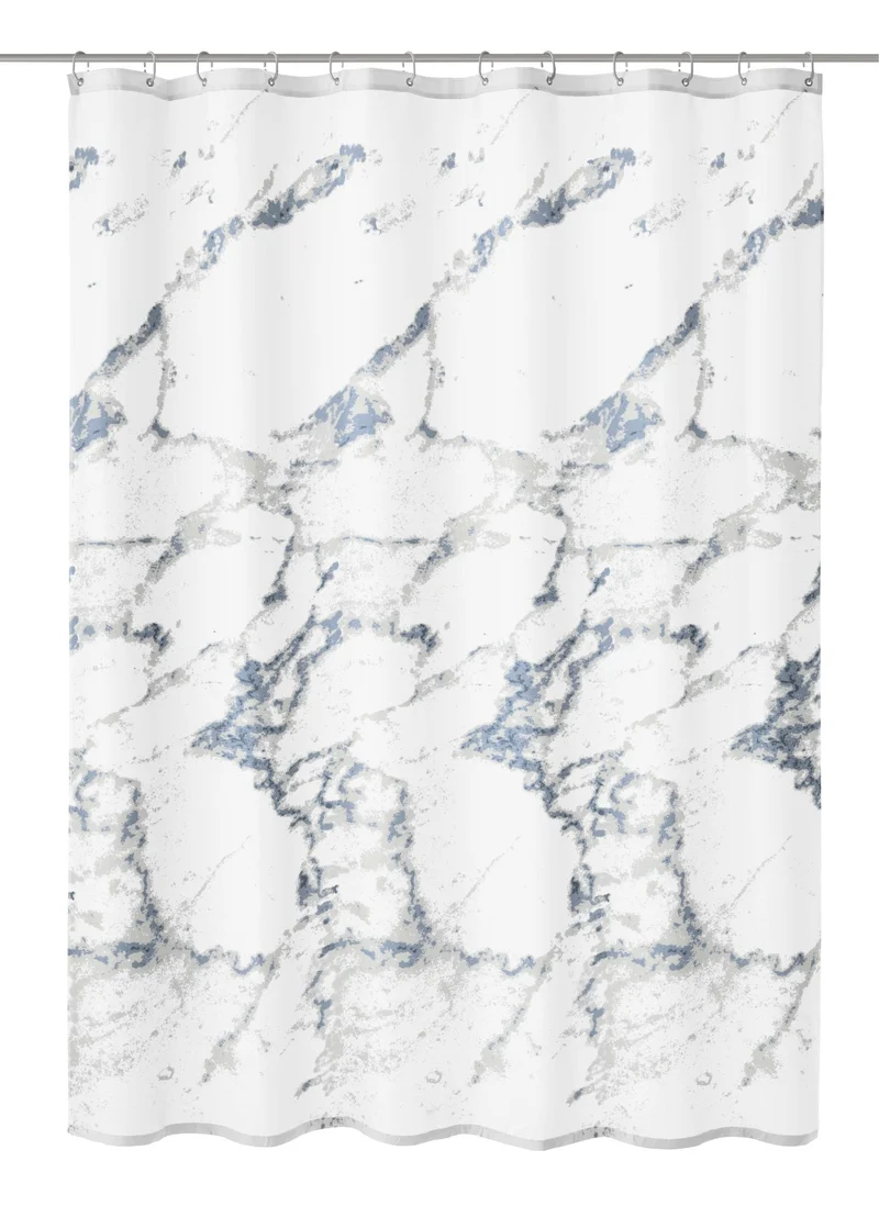 Duschvorhang Textil MARBLE Anthrazit 180 x 200 cm