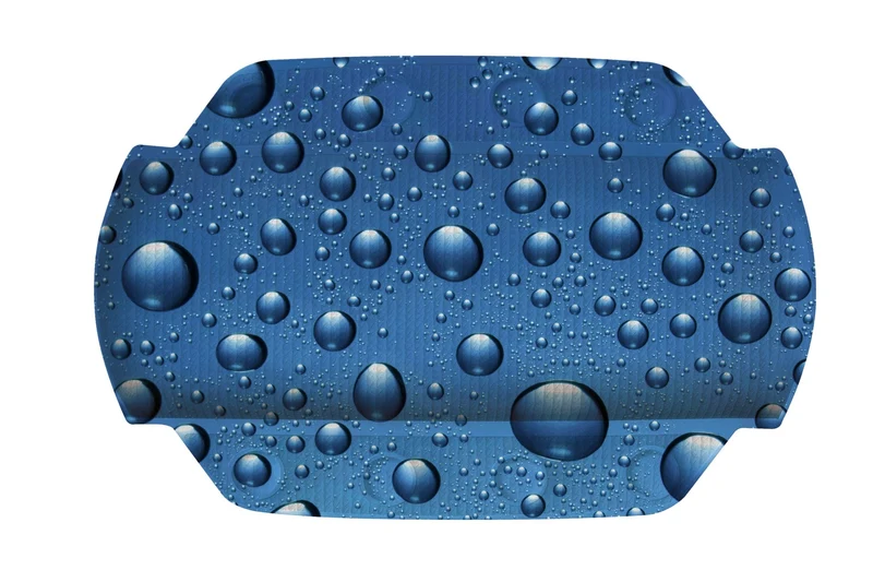 Nackenpolster BUBBLE Marineblau 32 x 22 cm