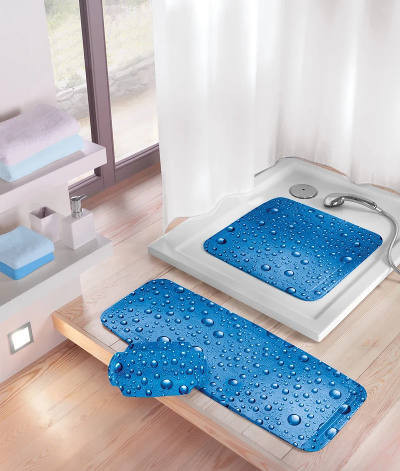 Duscheinlage BUBBLE Marineblau 55 x 55 cm