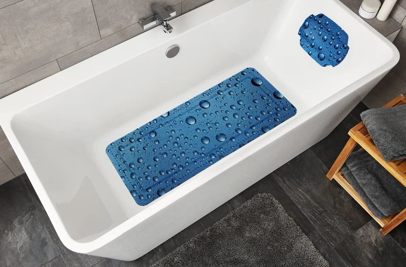 Wanneneinlage BUBBLE Marineblau 36 x 92 cm