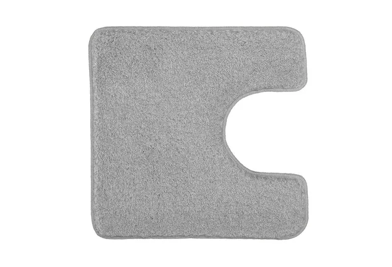WC-Vorleger RELAX Grau 55 x 55 cm mit Ausschnitt