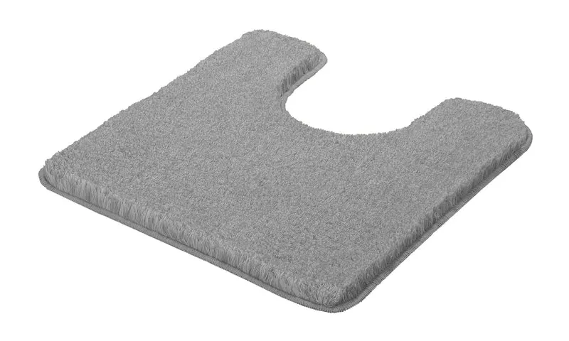 WC-Vorleger RELAX Grau 55 x 55 cm mit Ausschnitt