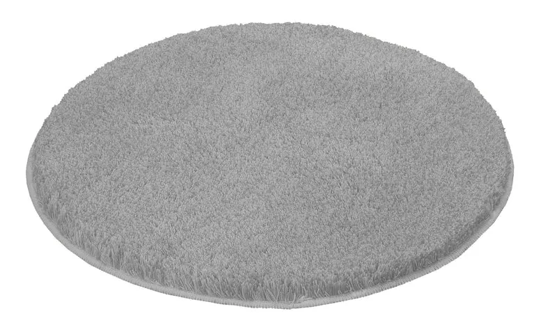 Badteppich RELAX Grau 100 cm rund