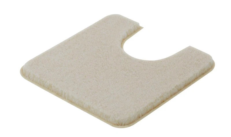 WC-Vorleger RELAX Sandbeige 55 x 55 cm mit Ausschnitt