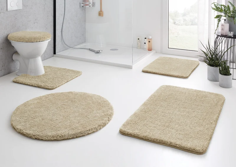 Badteppich RELAX Sandbeige 55 x 65 cm