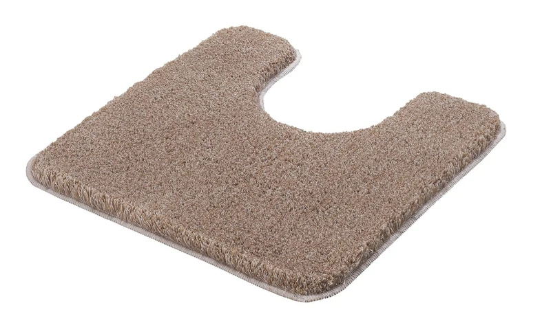 WC-Vorleger RELAX Taupe 55 x 55 cm mit Ausschnitt