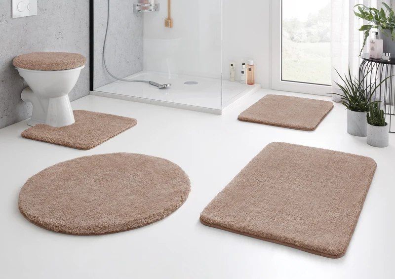 Badteppich RELAX Taupe 55 x 65 cm