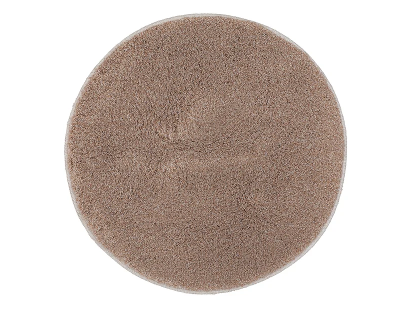 Badteppich RELAX Taupe 100 cm rund