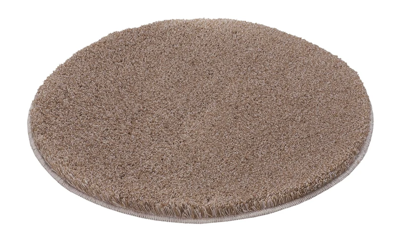 Badteppich RELAX Taupe 100 cm rund