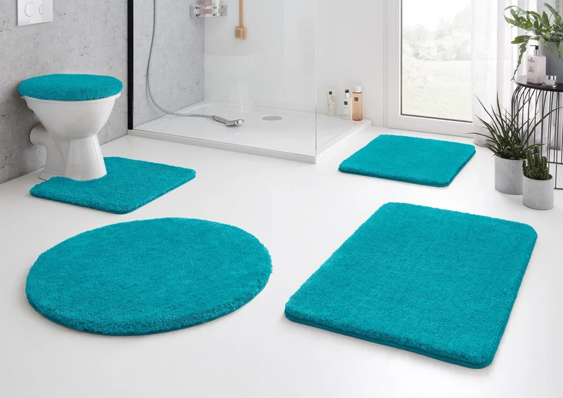 Badteppich RELAX Türkis 100 cm rund