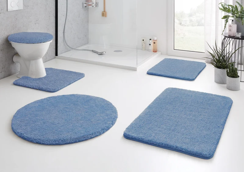 Badteppich RELAX Azur 100 cm rund