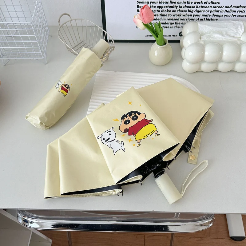 Damer foldbar paraply med kreativt karakterdesign Luvikno
