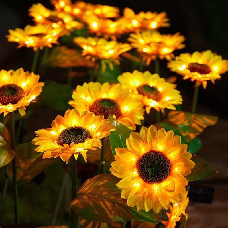 Solar-Solblomst-Hage-Lampe 80 cm | Luvikno