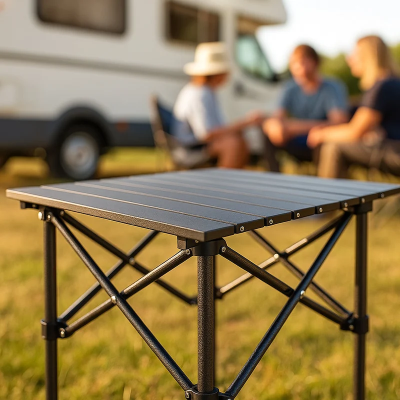 Folding Camping Table laget av Karbonstål | Luvikno