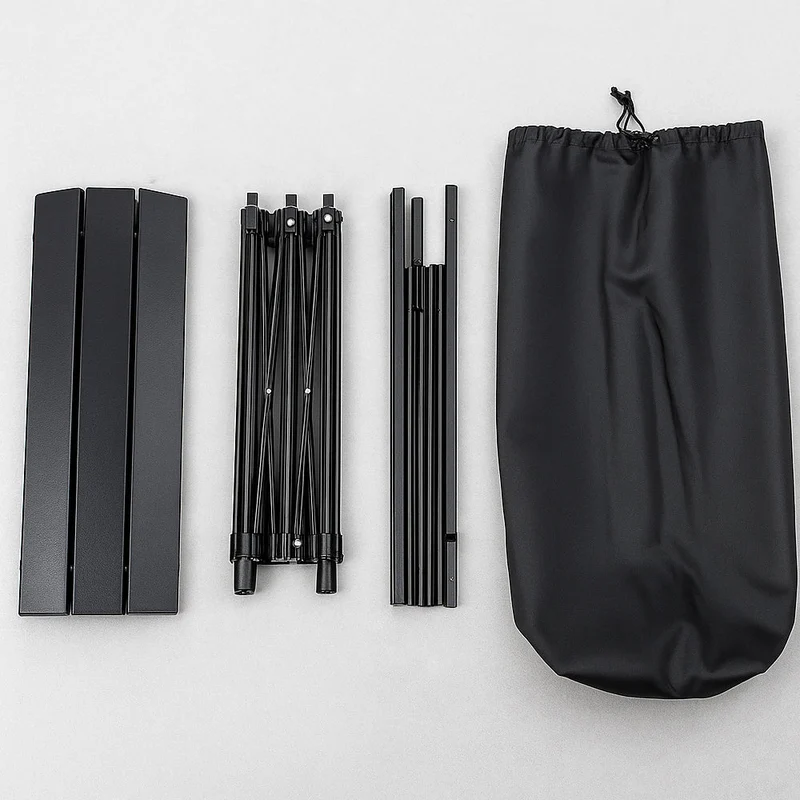 Folding Camping Table laget av Karbonstål | Luvikno