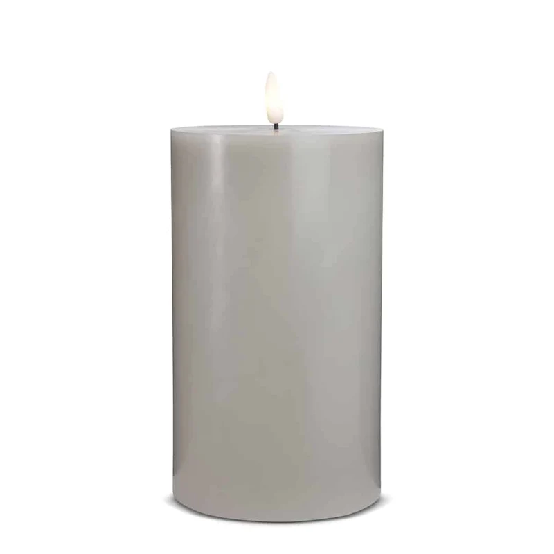 LED Lys (1 stk) med realistisk 3D-flamme 10 x 20 cm | Luvikno