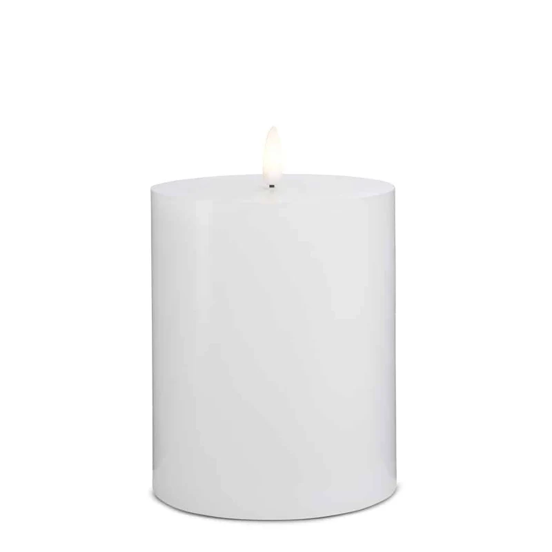 LED lysestake (1 stk) med realistisk 3D flamme 10 x 15 cm | Luvikno