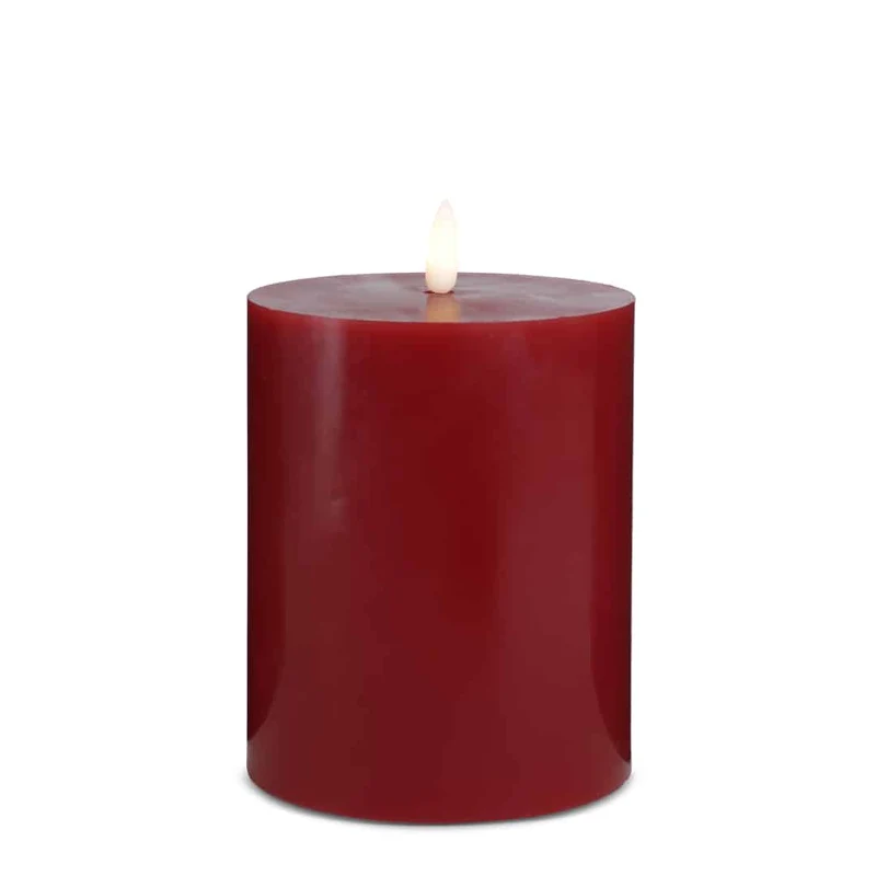LED lysestake (1 stk) med realistisk 3D flamme 10 x 15 cm | Luvikno