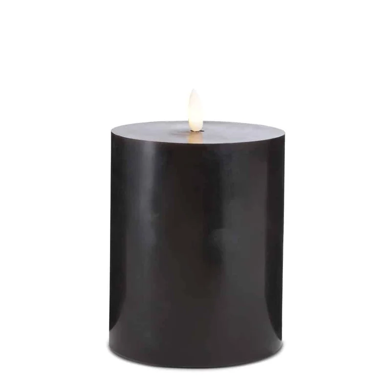 LED lysestake (1 stk) med realistisk 3D flamme 10 x 15 cm | Luvikno
