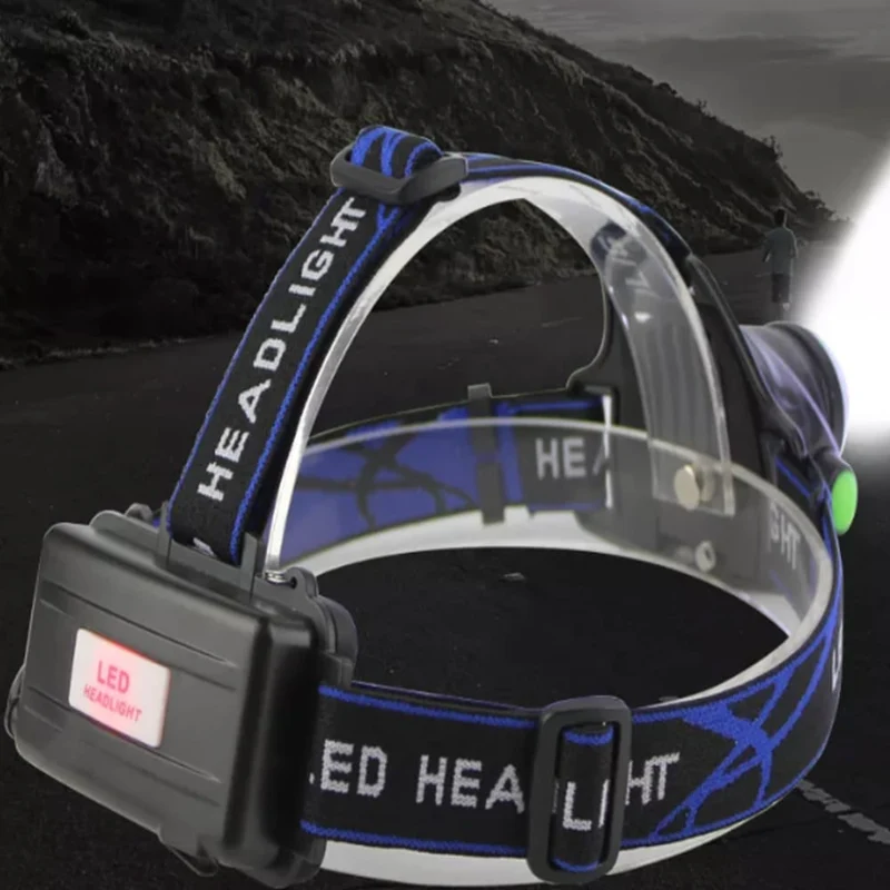 Hodelykt 1800 Lumen med justerbart fokus og zoom | Luvikno