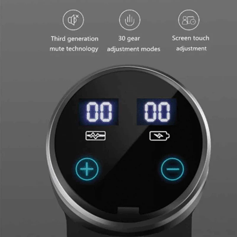 Massage Gun Pro+ mot Muskelverk - med 30 hastighetsnivåer | Luvikno