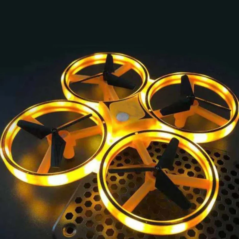 Drone-Hånd-Quadcopter (med LED-lys og kul loop-funksjon) | Luvikno