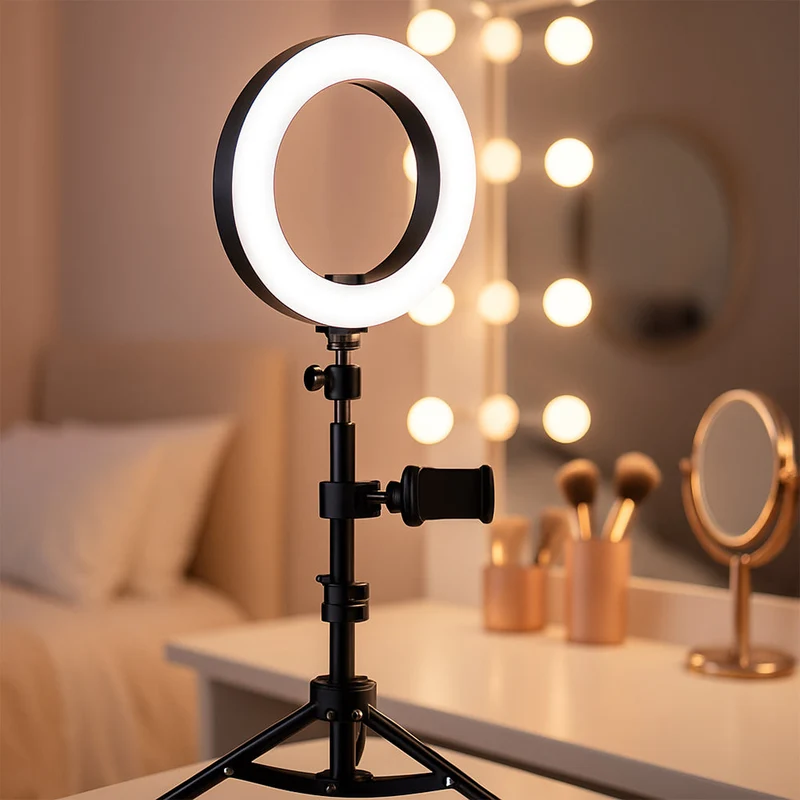 Ring light - 3 lysmoduser - QX-260 | Luvikno