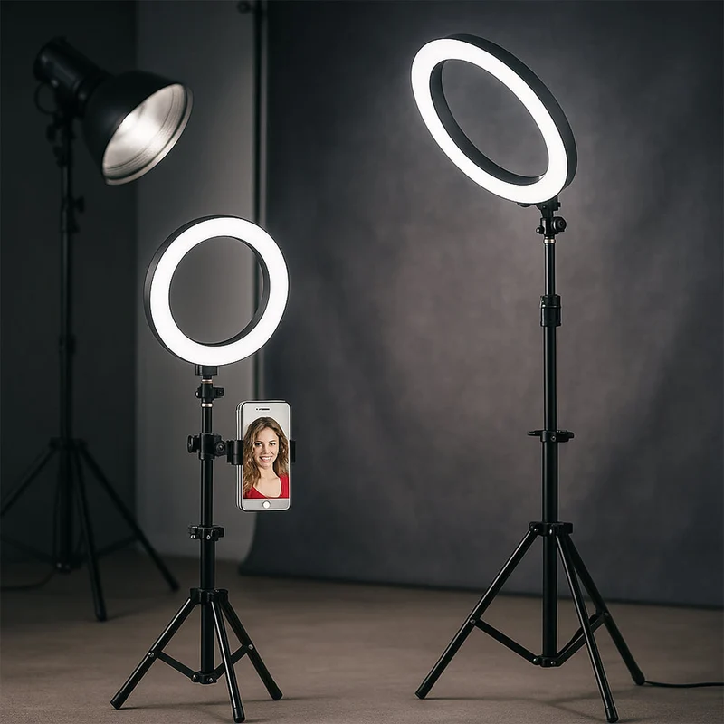Ring light - 3 lysmoduser - QX-260 | Luvikno