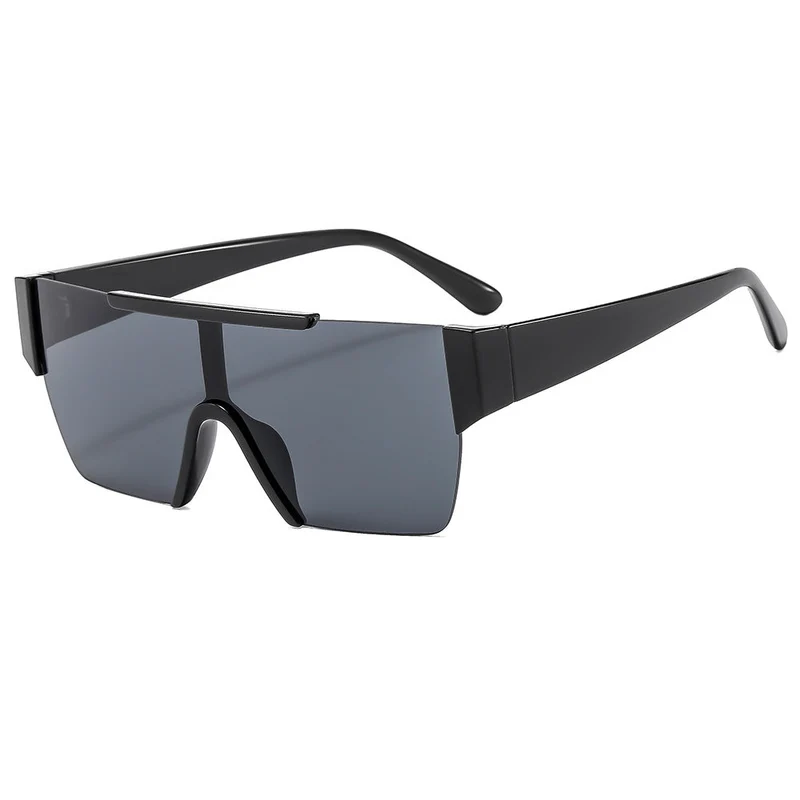 Dame trendy oversized solbriller i futuristisk design Luvikno