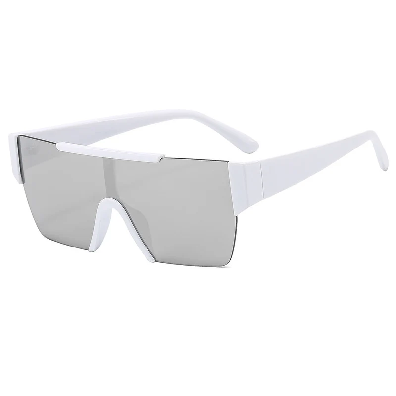 Dame trendy oversized solbriller i futuristisk design Luvikno