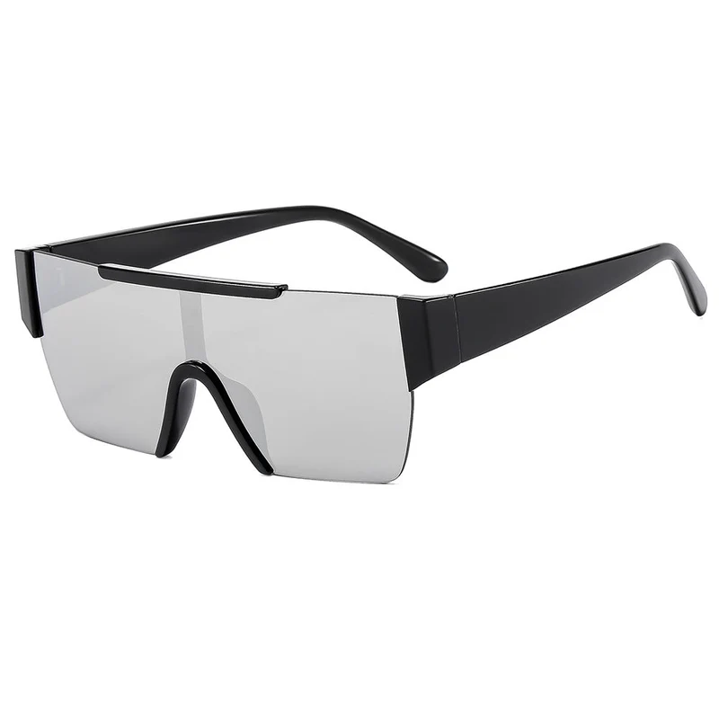 Dame trendy oversized solbriller i futuristisk design Luvikno