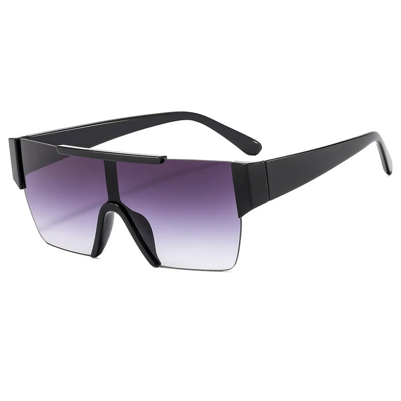 Dame trendy oversized solbriller i futuristisk design Luvikno