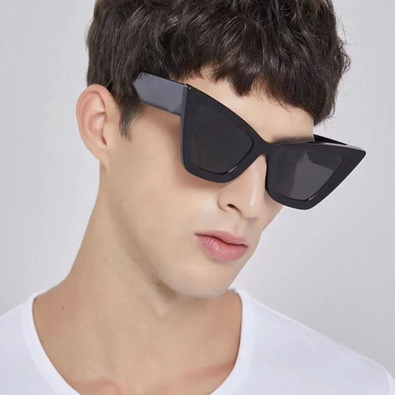 Dame trendy Cat-Eye solbriller med robust design og UV-beskyttelse Luvikno