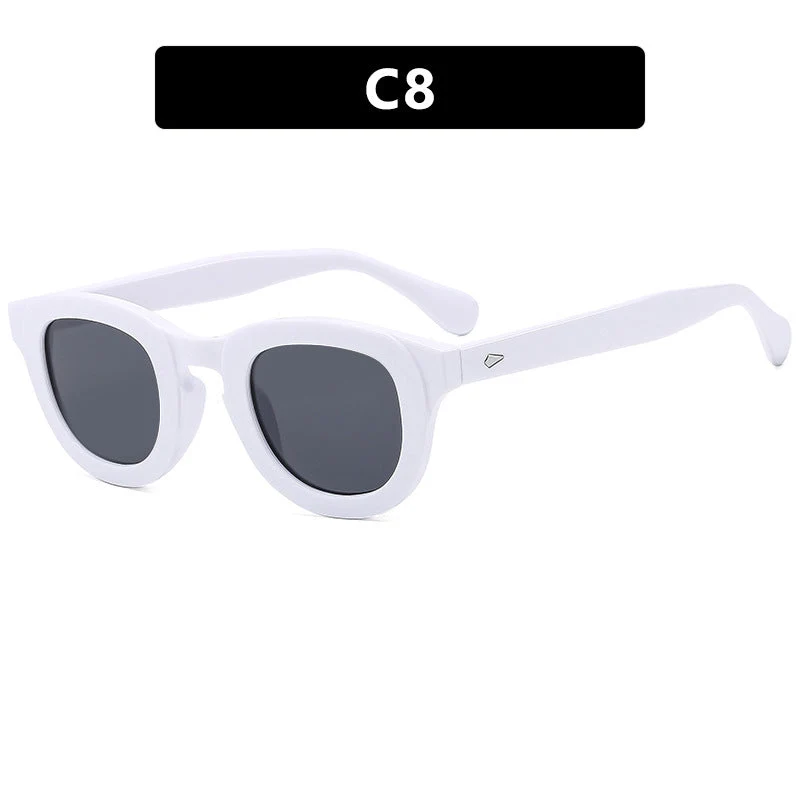 Dame stilige Cat-Eye solbriller med elegant ramme og polariserte linser Luvikno