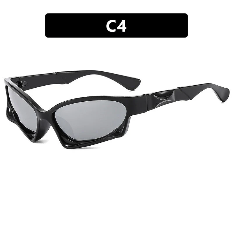 Dame sporty solbrille med moderne, aerodynamisk design Luvikno