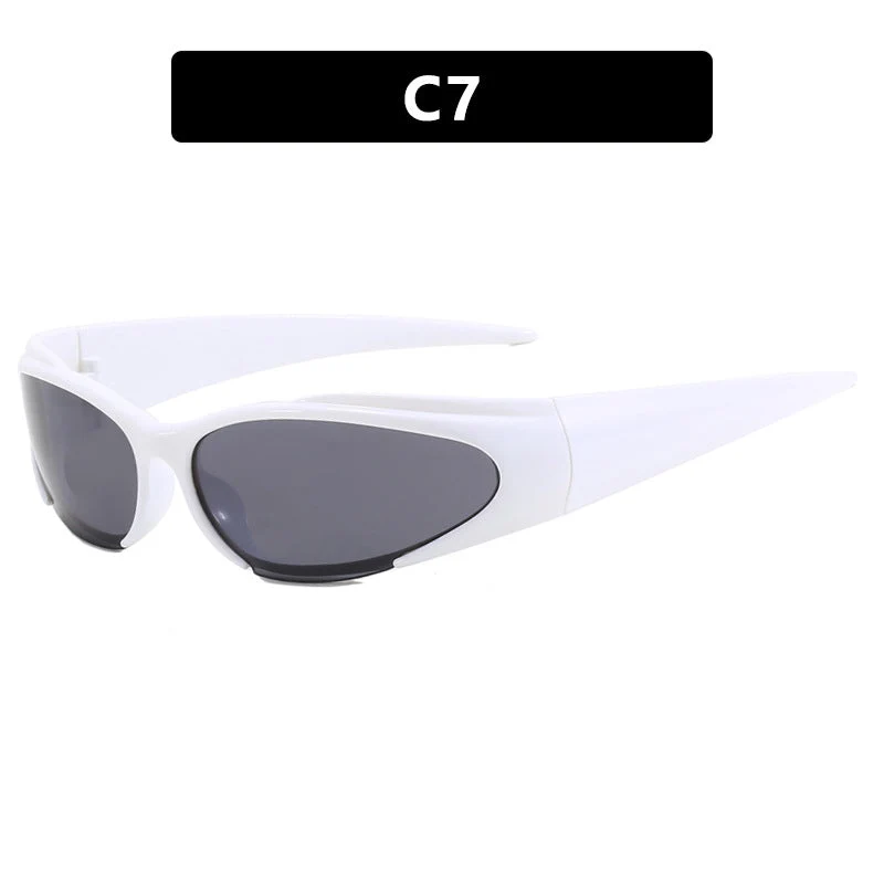 Dame Sporty UV-beskyttende solbrille med aerodynamisk design Luvikno
