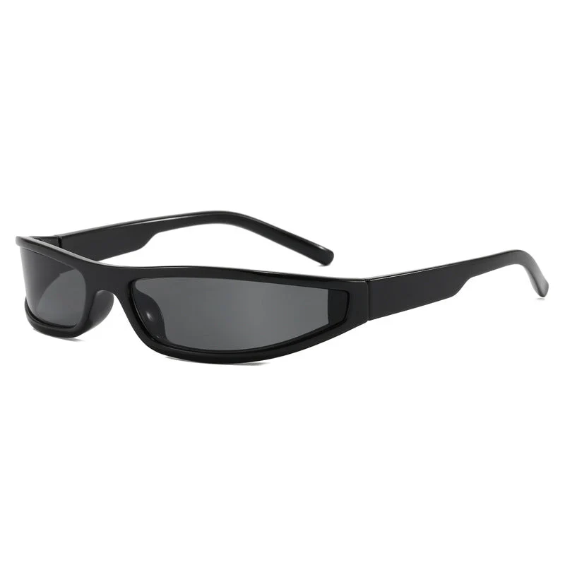 Dame sports solbriller med flatt, aerodynamisk design og UV-beskyttelse Luvikno